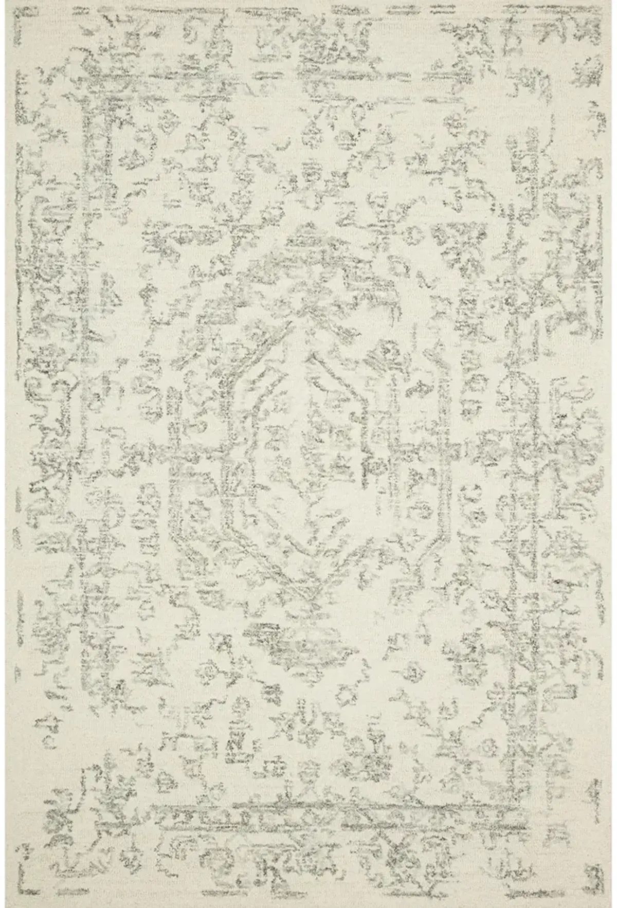 Annie White/Grey 9'3" x 13' Rug