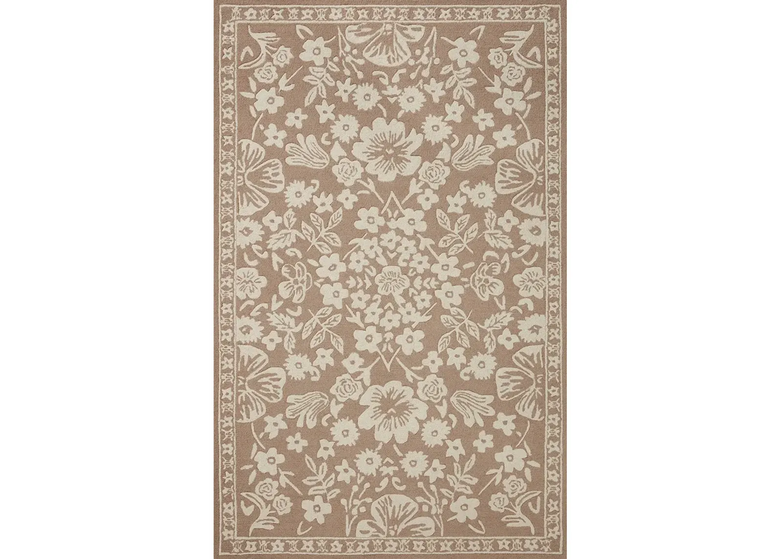 Arboretum ARB02 Rust 5' x 7'6" Rug