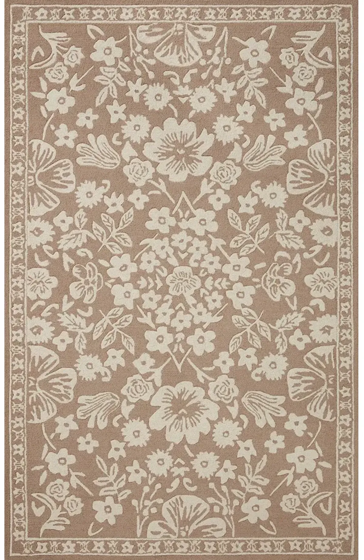 Arboretum ARB02 Rust 5' x 7'6" Rug