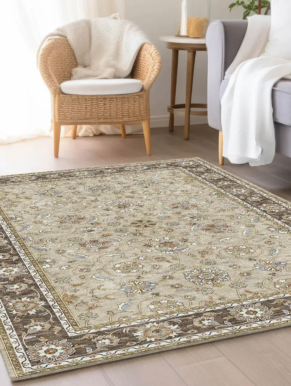 Hatay HY1 Beige 8' x 10' Rug