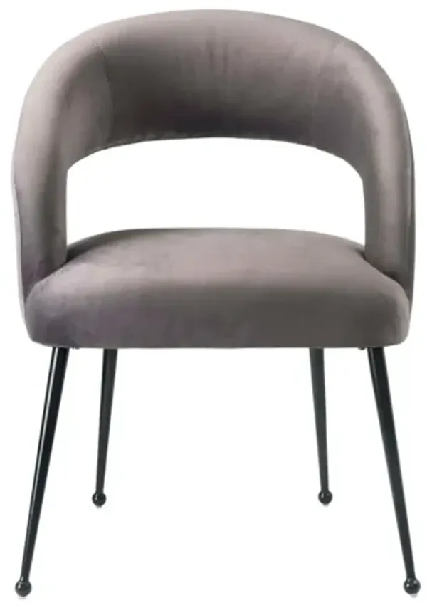 Rocco Black Boucle Dining Chair