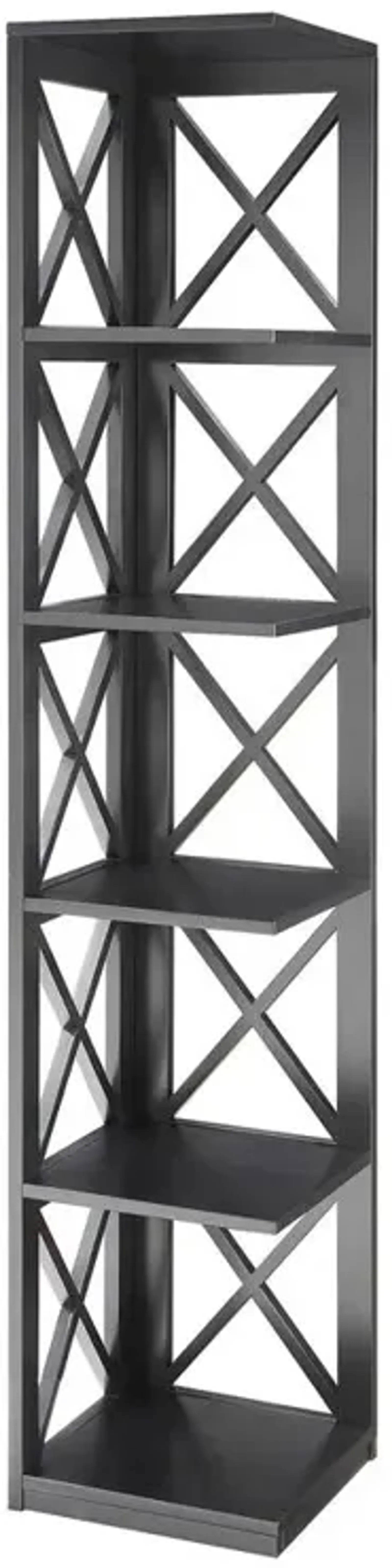 Convience Concept, Inc. Oxford 5 Tier Corner Bookcase