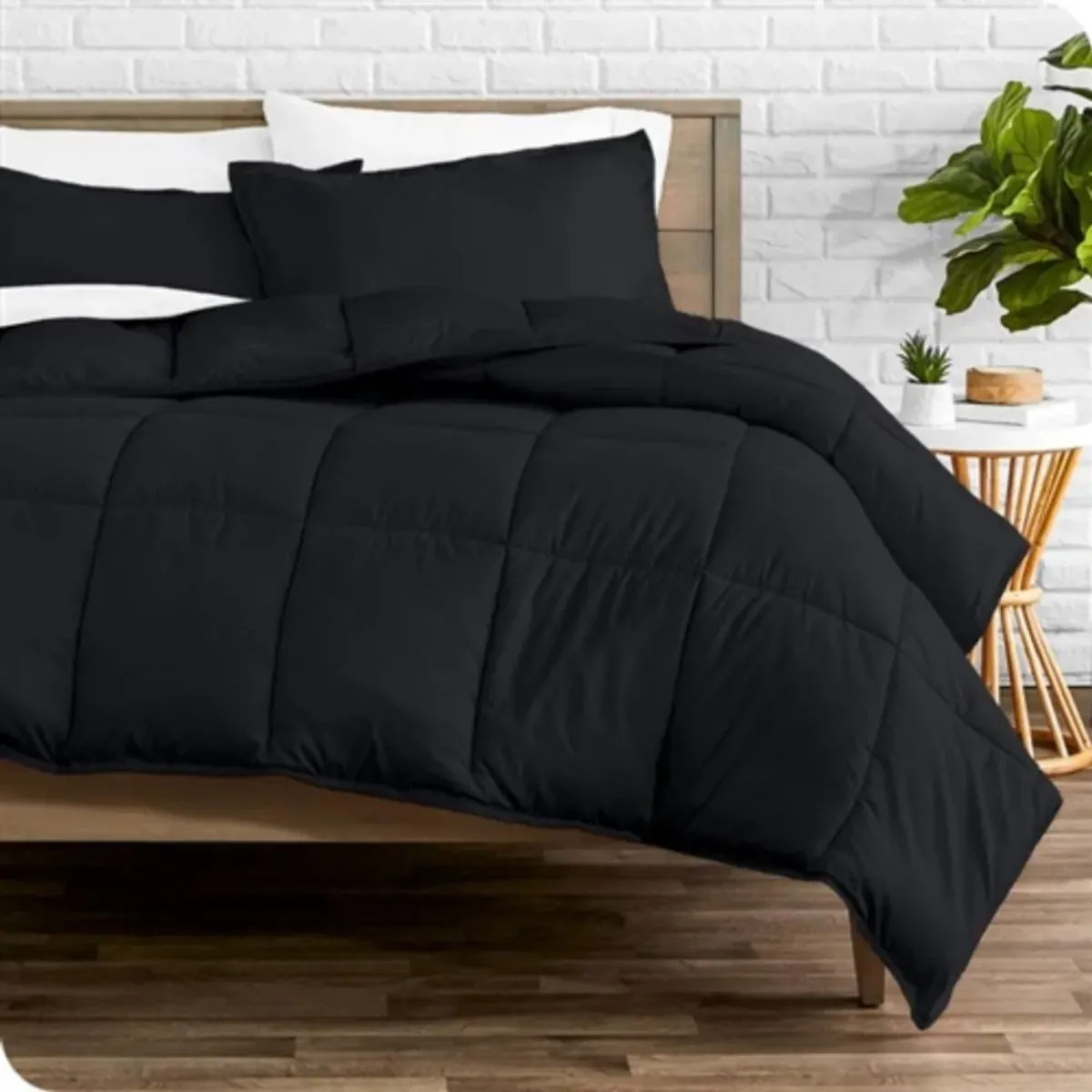 3-Piece Quilted Coverlet Set with 2 Shams, Classic Stitch Pattern, Soft and Durable Bedding