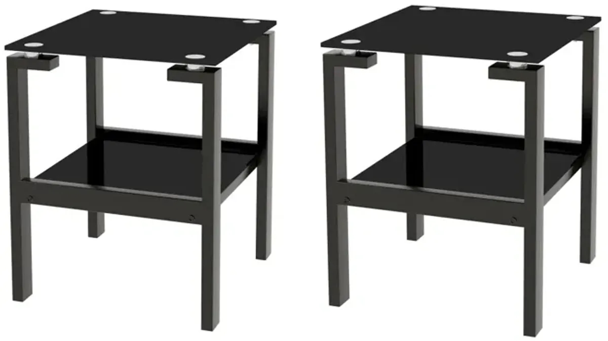 Modern 2-Tier Side Table Collection