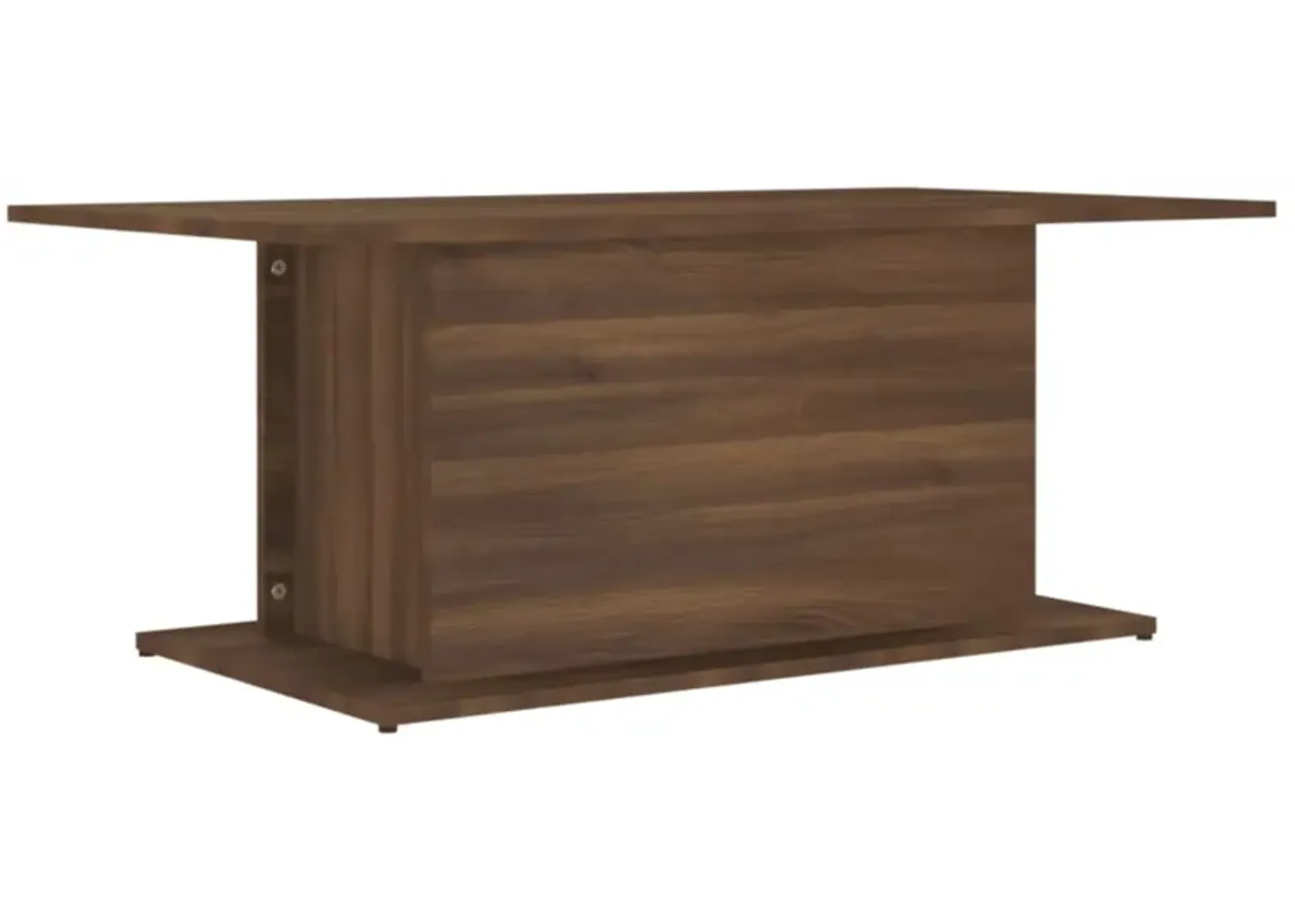 vidaXL Coffee Table Brown Oak 40.2"x21.9"x15.7" Chipboard