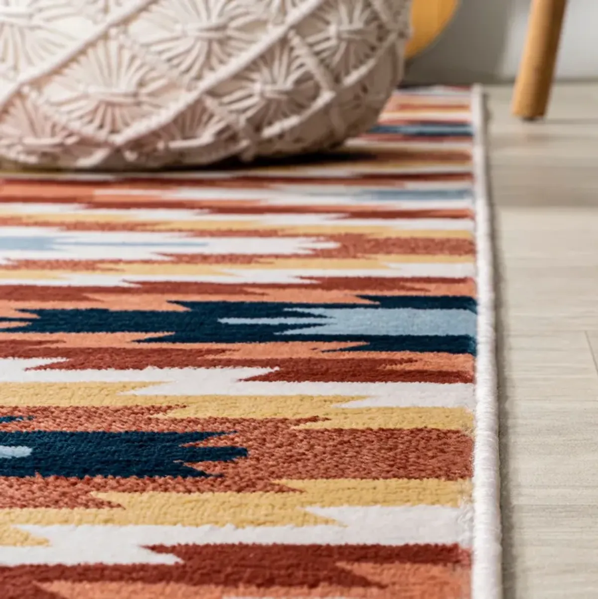 Konya Diamond Kilim Geometric Area Rug