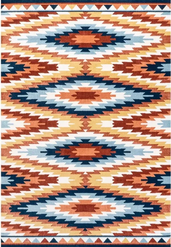 Konya Diamond Kilim Geometric Area Rug