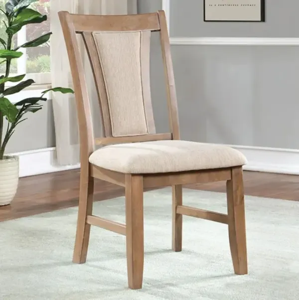Streamdale Transitional 2 Side Chairs with Leatherette Seat