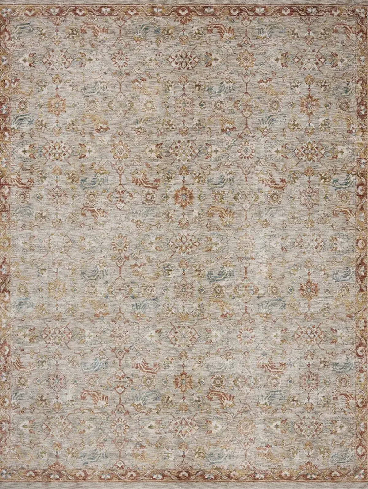 Gaia Natural/Multi 6'7" x 9'10" Area Rug