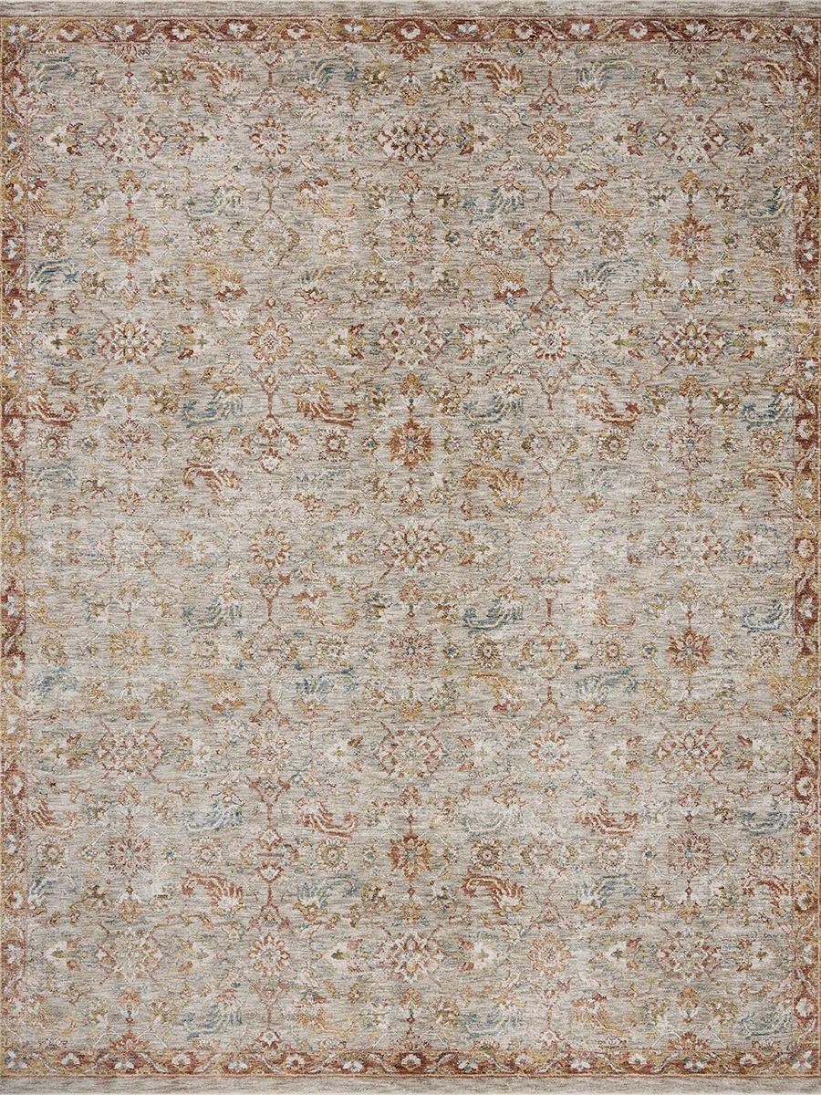 Gaia Natural/Multi 6'7" x 9'10" Area Rug