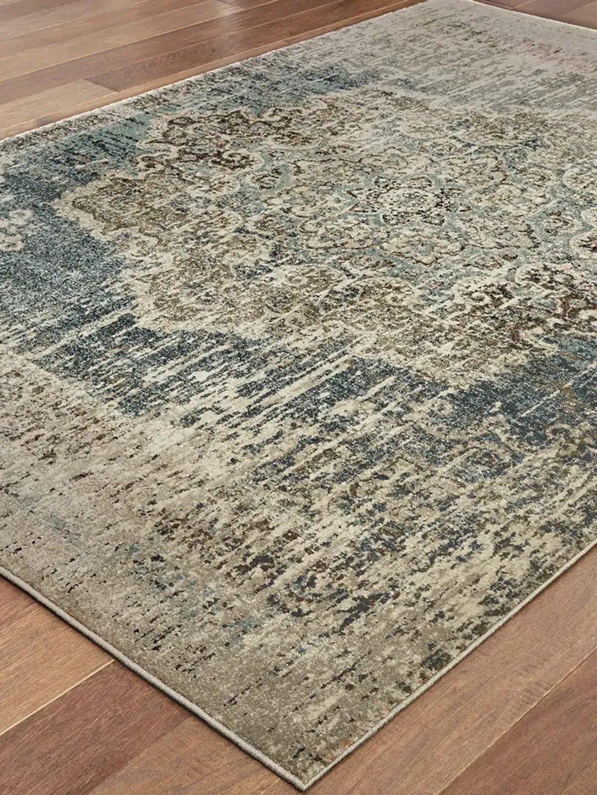 Raleigh 5'3" x 7'6" Blue Rug