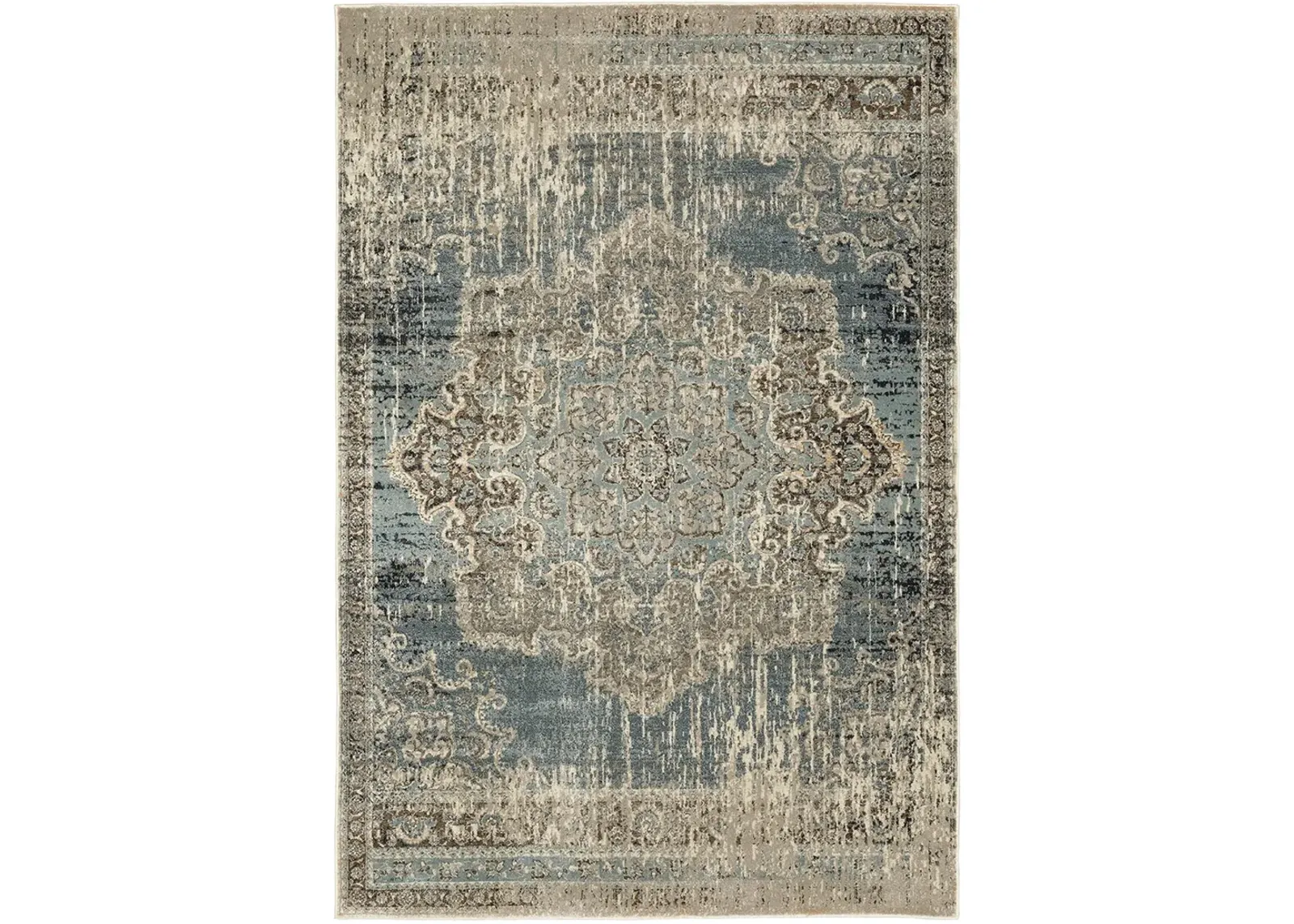 Raleigh 5'3" x 7'6" Blue Rug