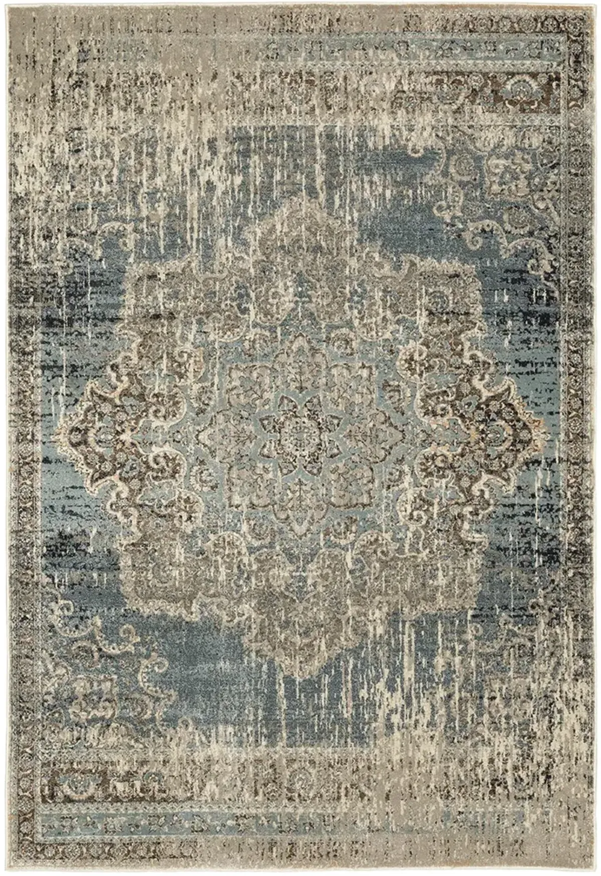 Raleigh 5'3" x 7'6" Blue Rug