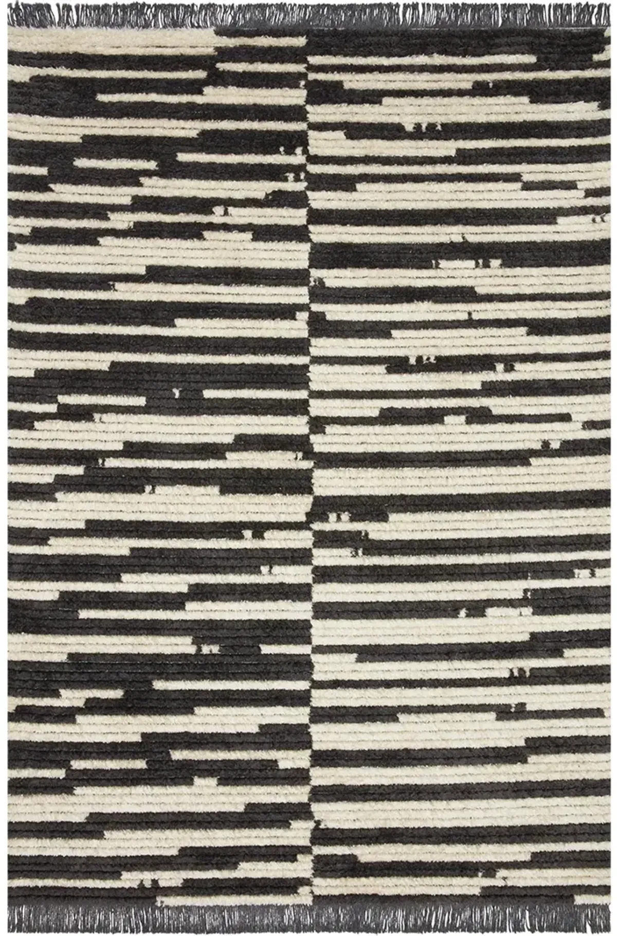 Alice ALI03 Cream/Charcoal 6'5" x 9'2" Rug