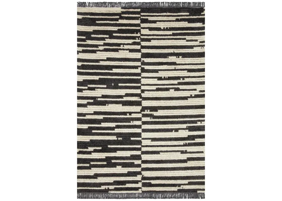 Alice ALI03 Cream/Charcoal 6'5" x 9'2" Rug