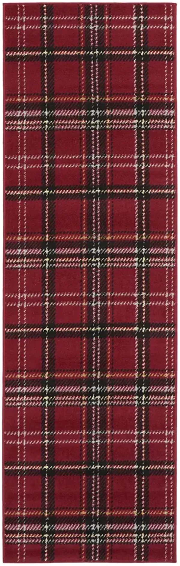 Grafix GRF03 Red 2' x 6' Rug