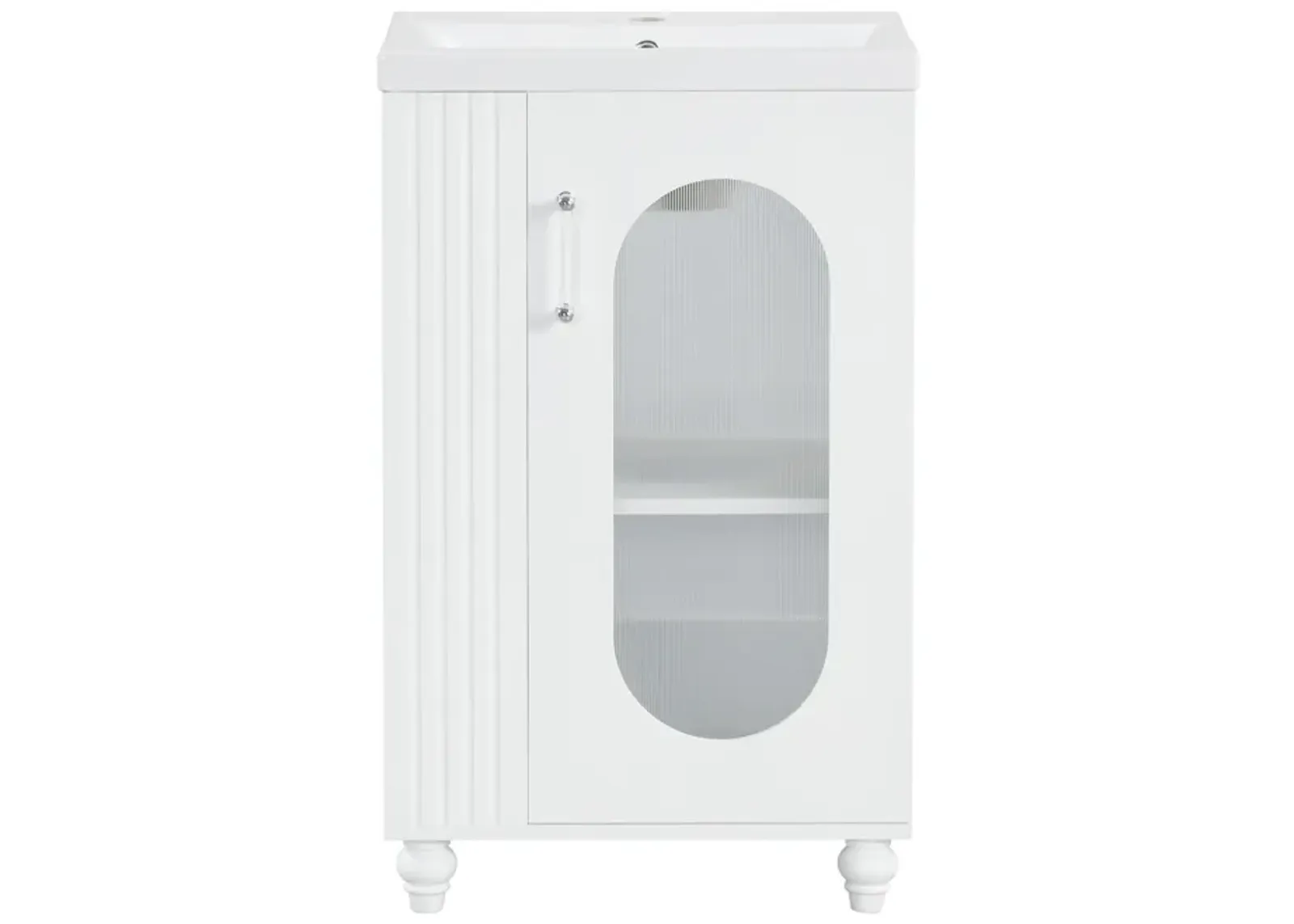 Merax Modern Bathroom Vanity Cabinet with Sink