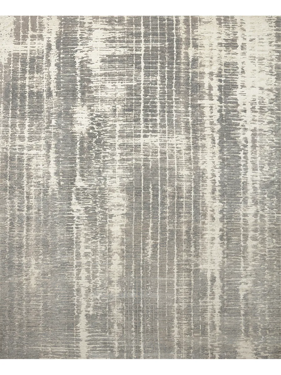 Atlas ATL01 Ivory/Pewter 2' x 3' Rug