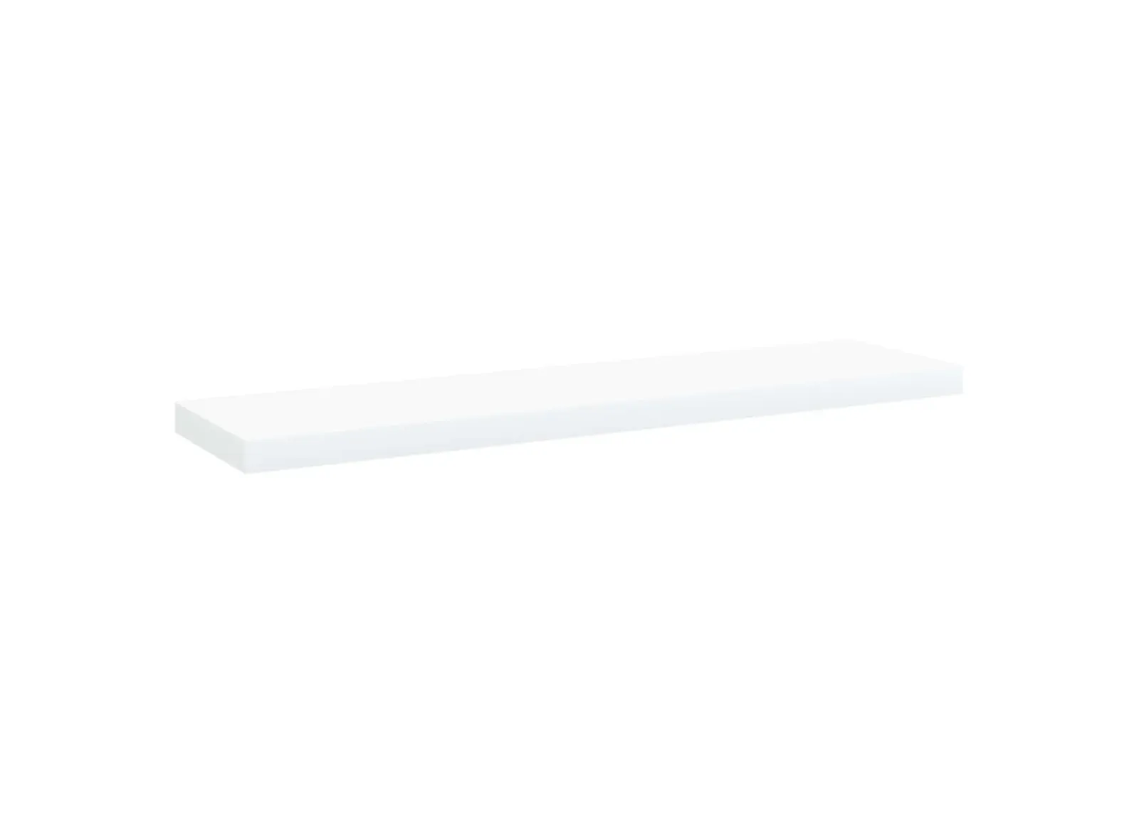 vidaXL Bookshelf Boards 4 pcs White 15.7"x3.9"x0.6" Chipboard