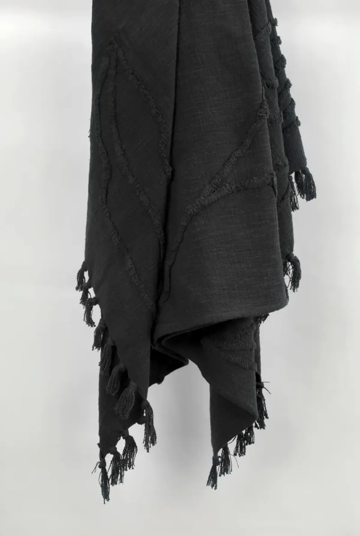 Black 50" x 60" Throw Blanket