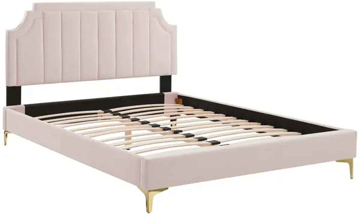 Modway - Sienna Performance Velvet Twin Platform Bed