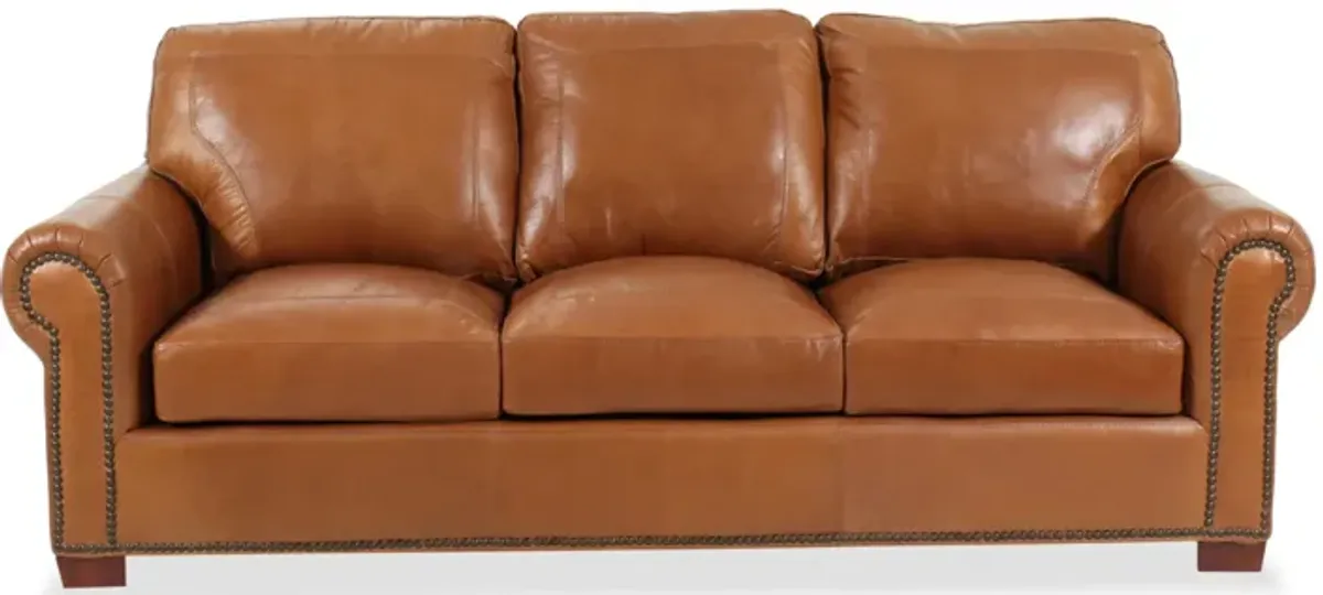 Saddle Glove Leather Sofa