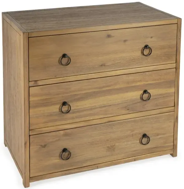 Butler Specialty Lark 3 Drawer Dresser, Light Brown
