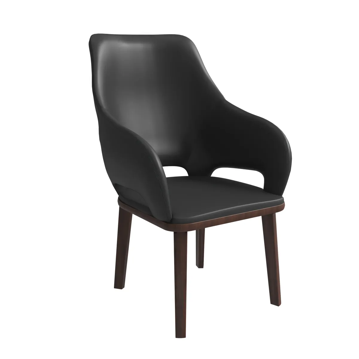 LeisureMod Vivara Collection Modern Dining Chair