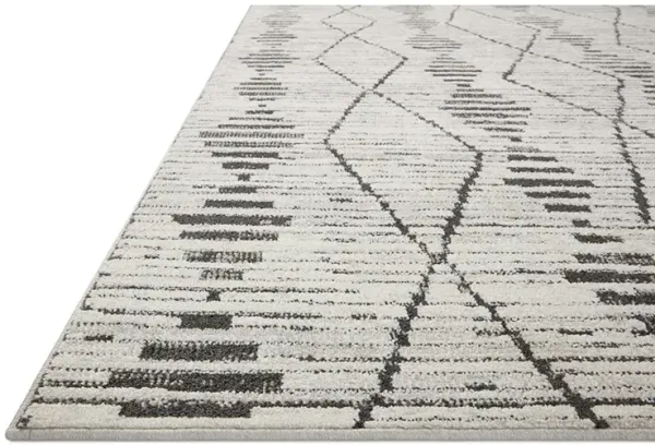 Kamala KAM02 Charcoal/Dove 4' x 6' Rug