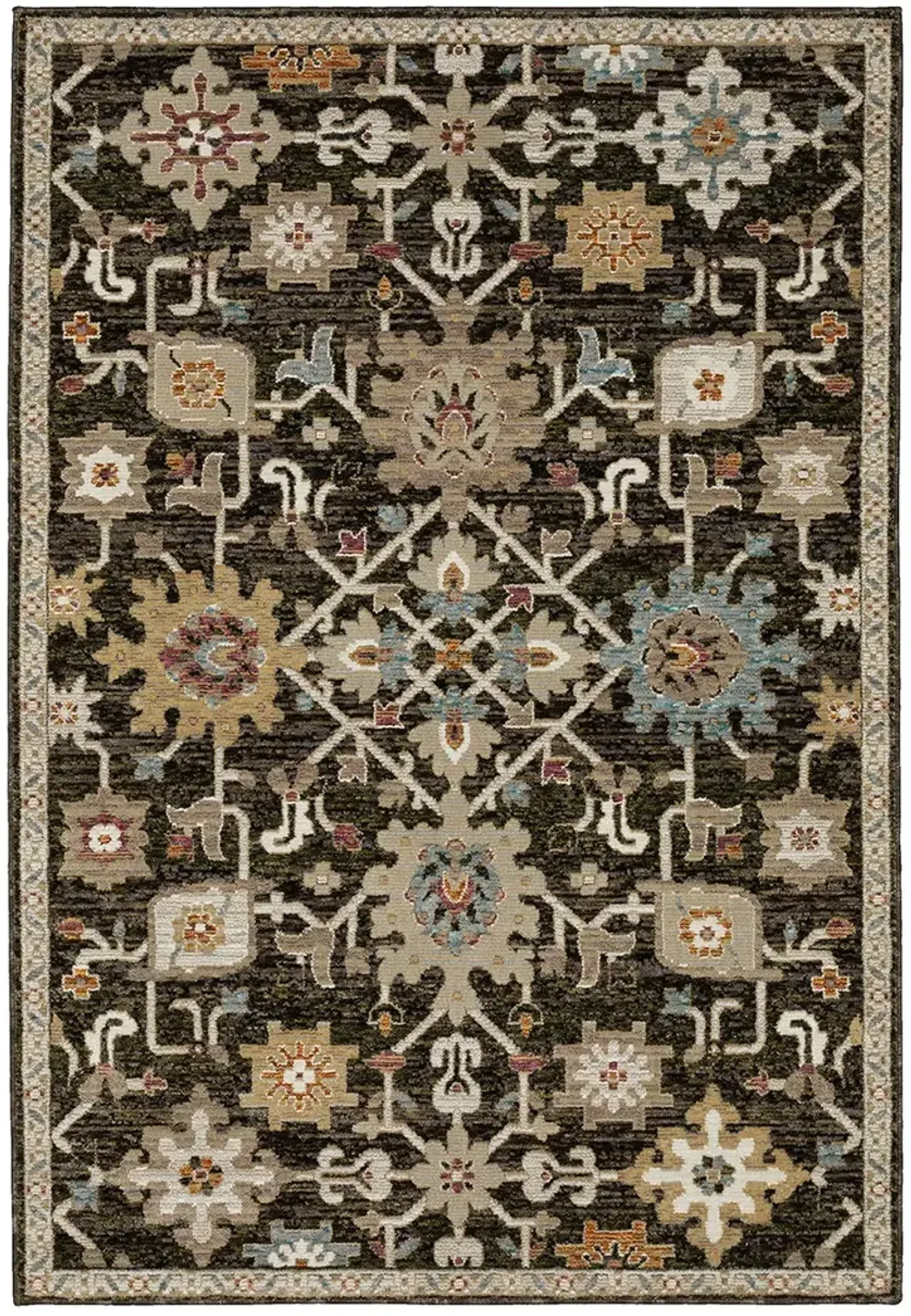 Andorra 3'3" x 5'2" Brown Rug