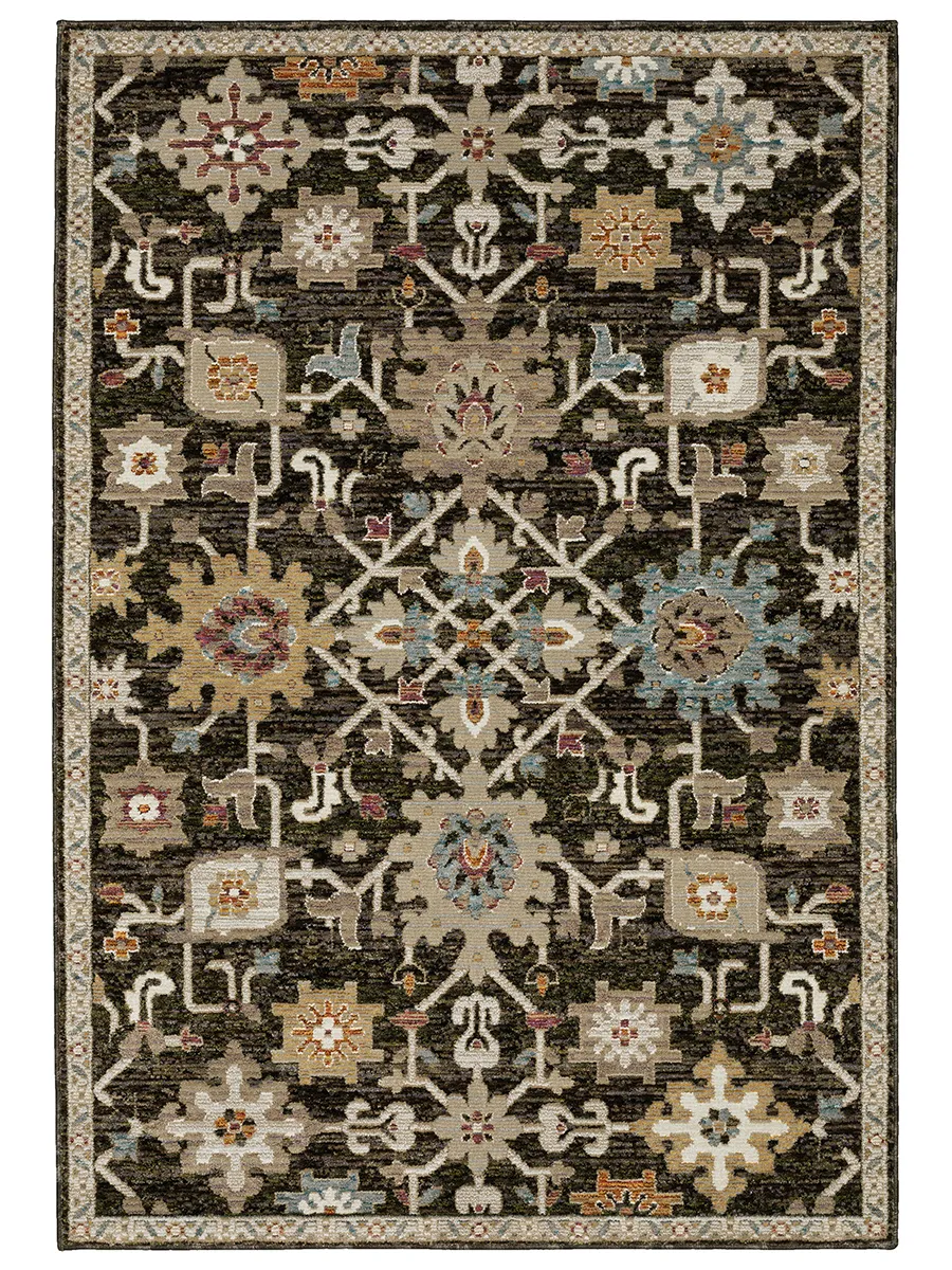 Andorra 3'3" x 5'2" Brown Rug