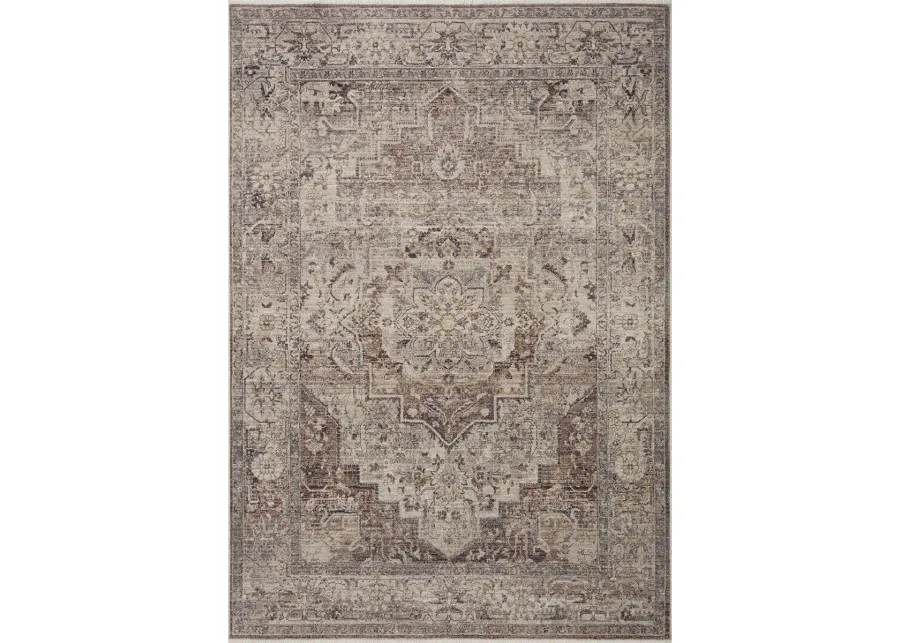 Lyra LYR06 Berry/Stone 4' x 5'7" Rug