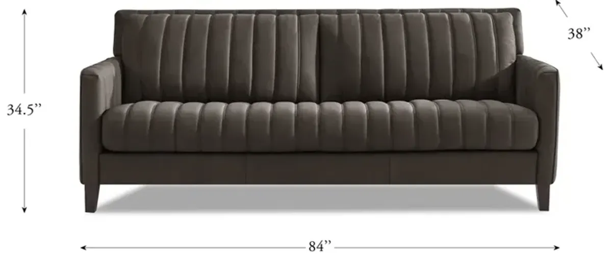 Ennis Top Grain Leather Sofa