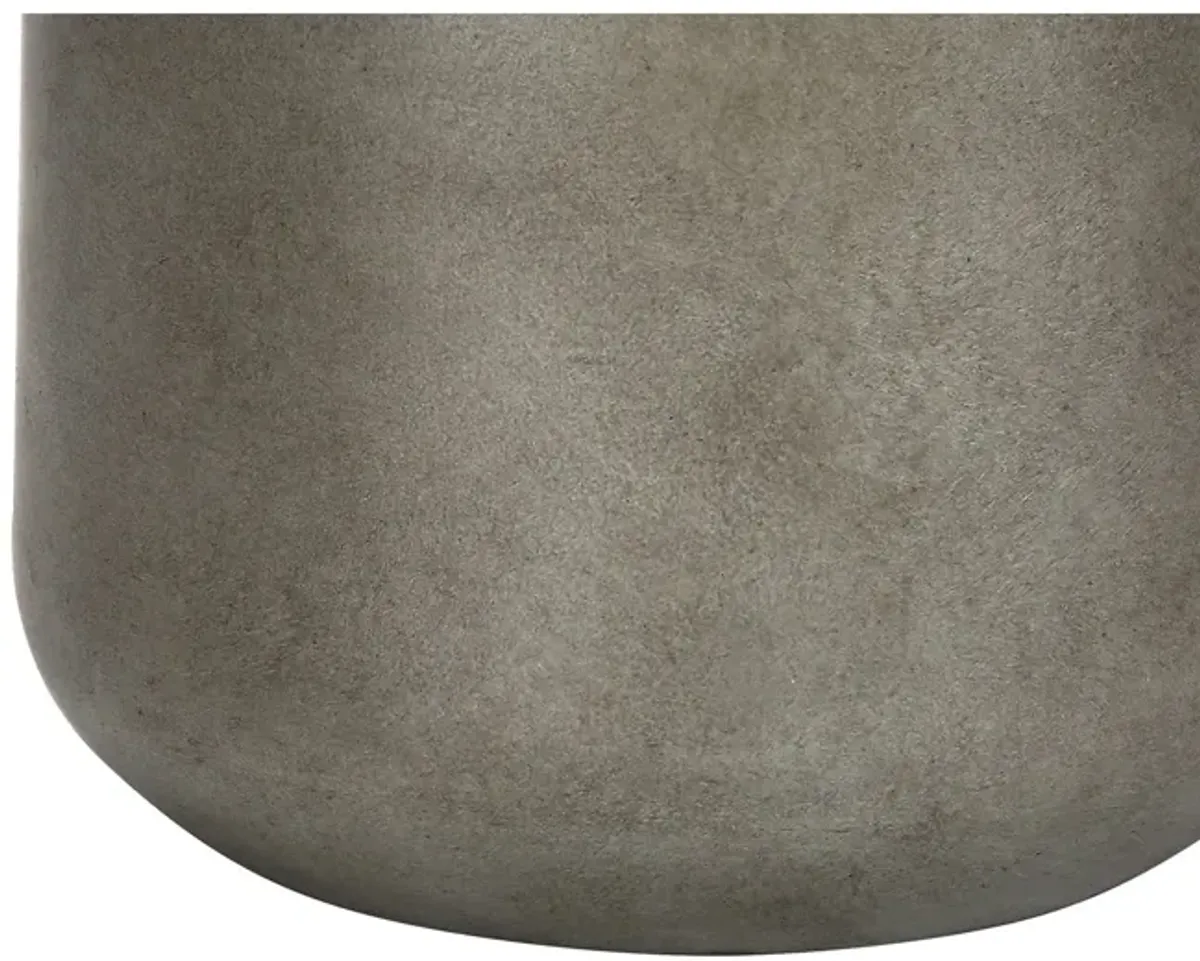 Monarch Specialties I 9701 - Lighting, 24"H, Table Lamp, Black Concrete, Grey Shade, Contemporary