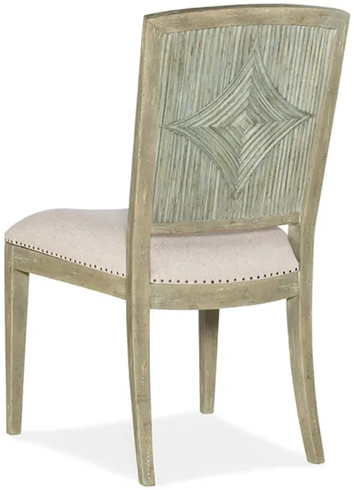 Surfrider Carved Back Side Chair