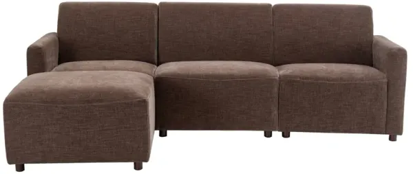 Duvall 4 Piece Modular Sofa -  Brown