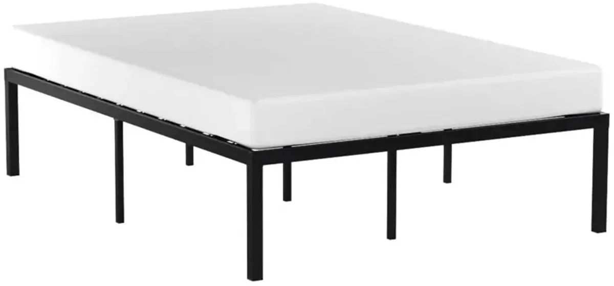 QuikFurn Full size Modern 16-inch Heavy Steel Metal Platform Bed Frame