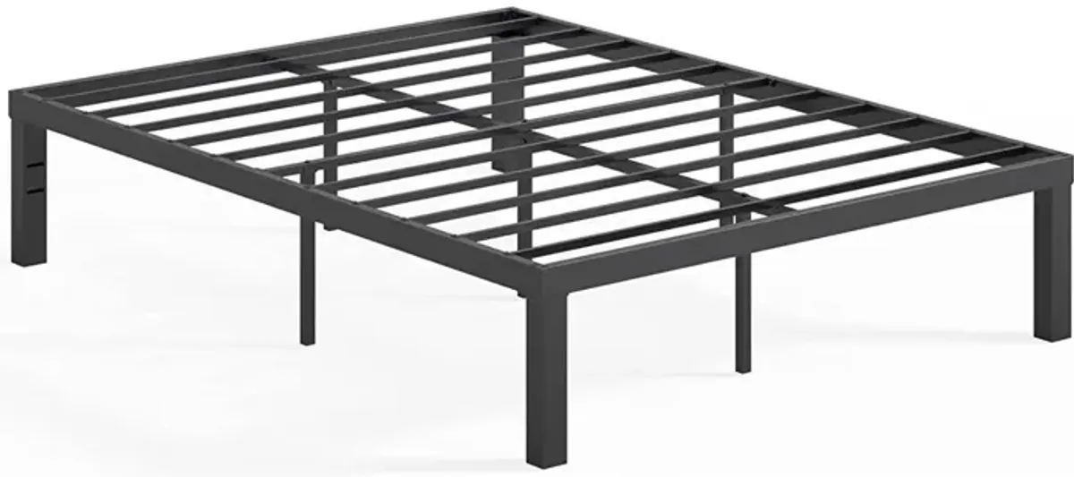 QuikFurn Full size Modern 16-inch Heavy Steel Metal Platform Bed Frame