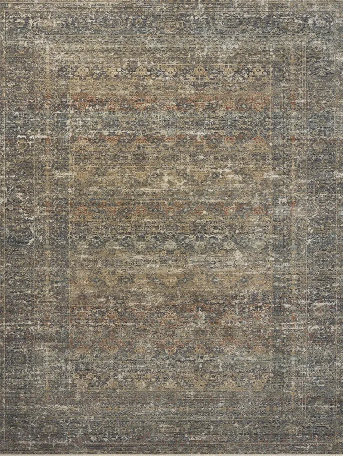 Heritage HER-11 Midnight / Multi 8''0" x 10''0" Rug by Patent Pending