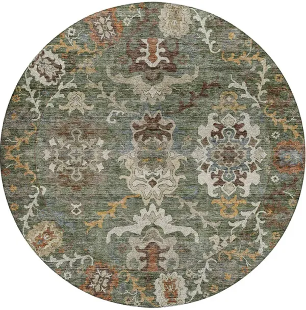 Silk Road SR7 Basil 8' Round Rug