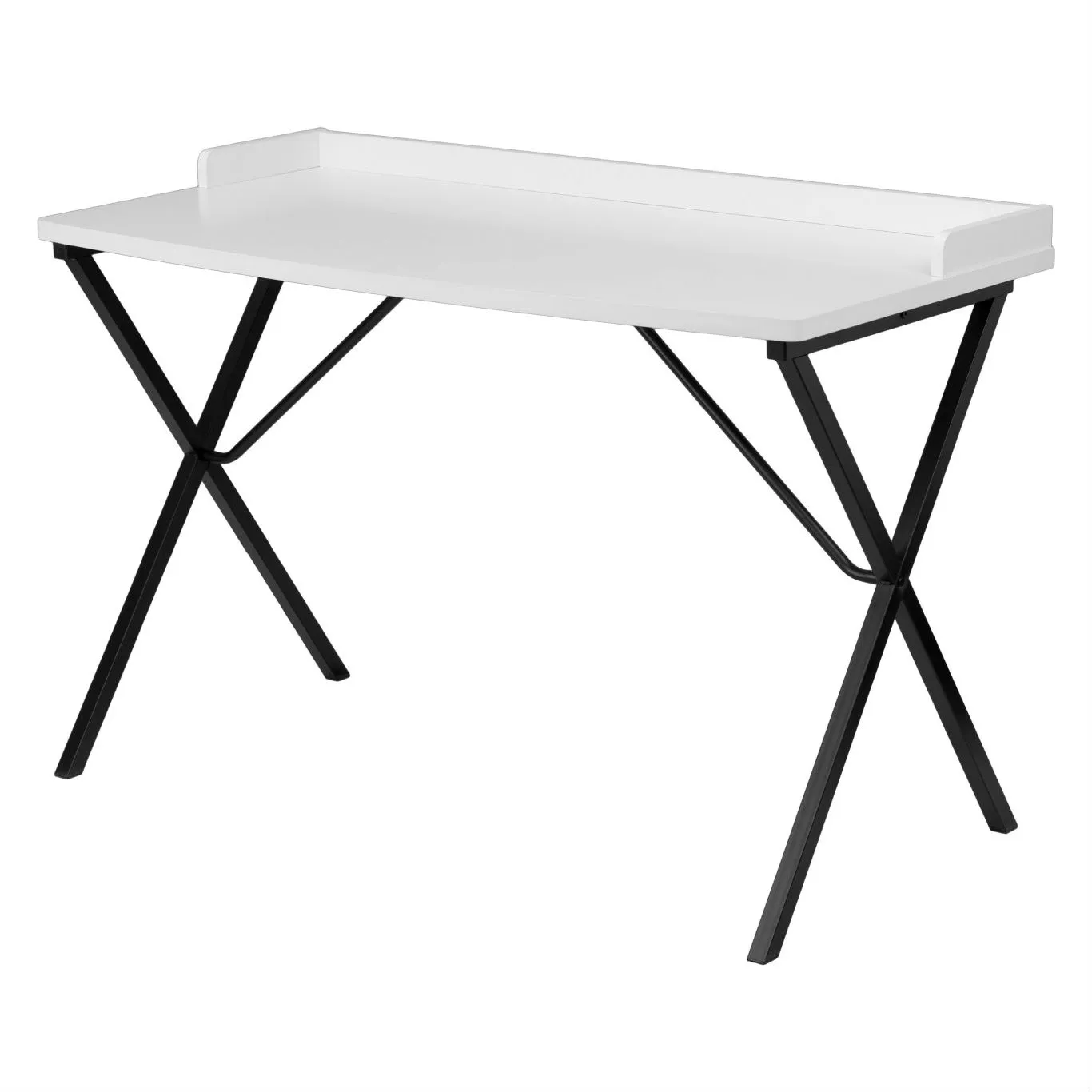 Hivvago White Top Modern Student Teen Adult Writing Table Computer Desk