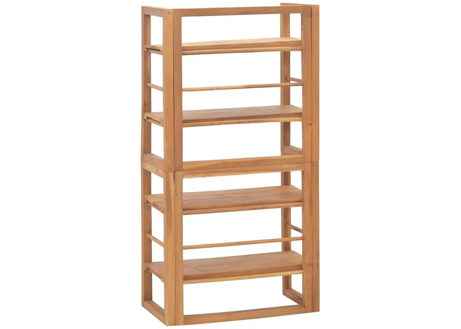 Shelving Unit 23.6"x11.8"x47.2" Solid Teak Wood