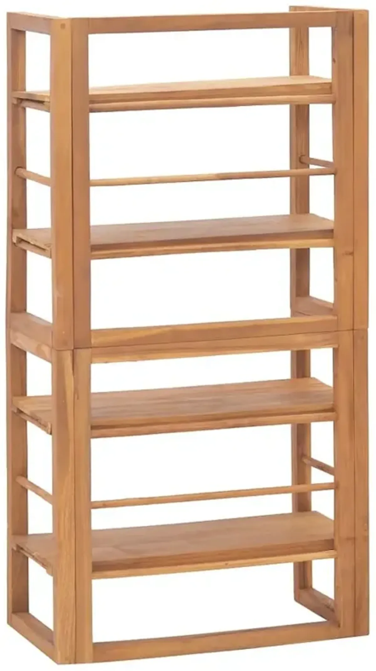 Shelving Unit 23.6"x11.8"x47.2" Solid Teak Wood