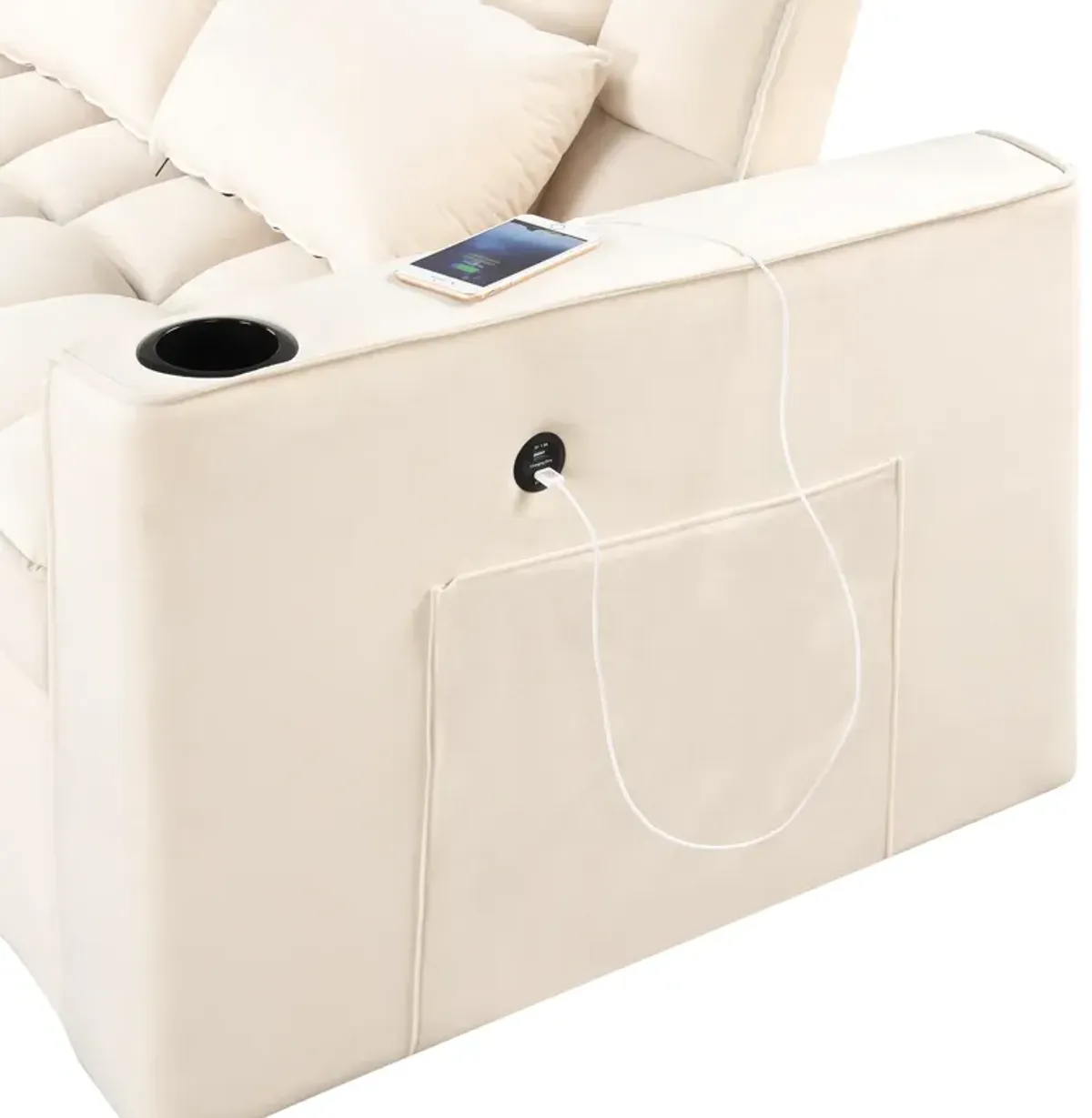 Merax 4-1 Multi-Functional Sofa Bed with Cup Holder