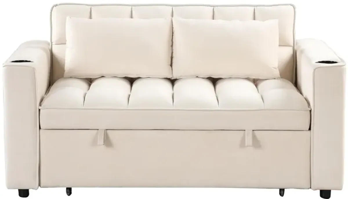 Merax 4-1 Multi-Functional Sofa Bed with Cup Holder