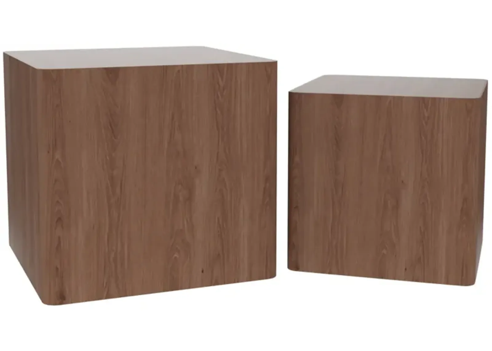 Walnut Nesting Tables Set - Living Room, Office, Bedroom