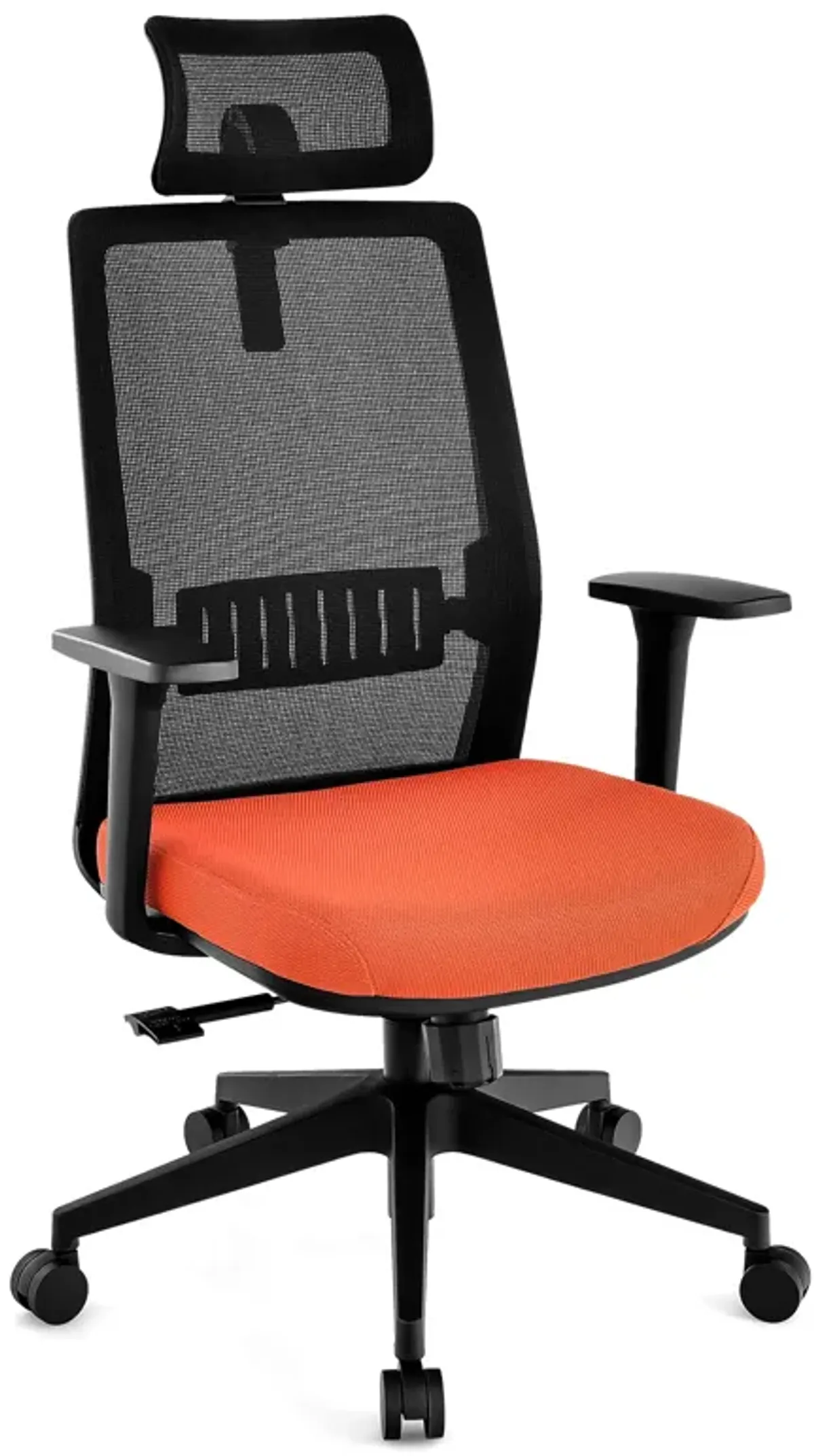 Ergonomic Office Chair with Lumbar Support and Adjustable Headrest