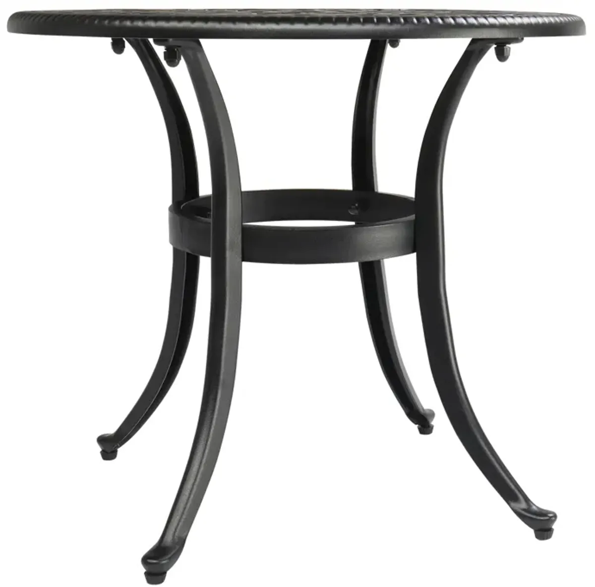 Phoenix Cast Aluminum Round Table for Patio Backyard and Poolside