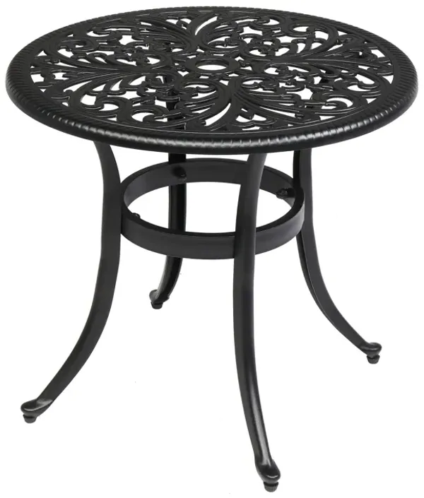 Phoenix Cast Aluminum Round Table for Patio Backyard and Poolside