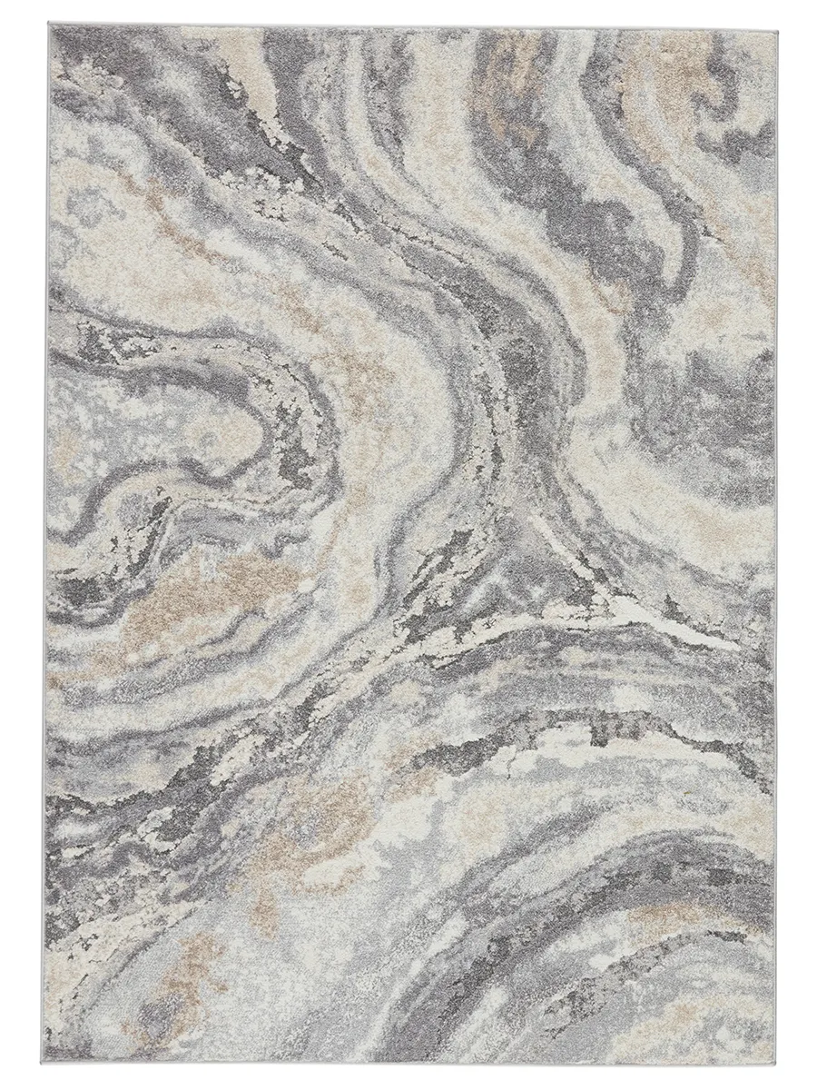 Ferris Gatlin Gray 9'3" x 13' Rug